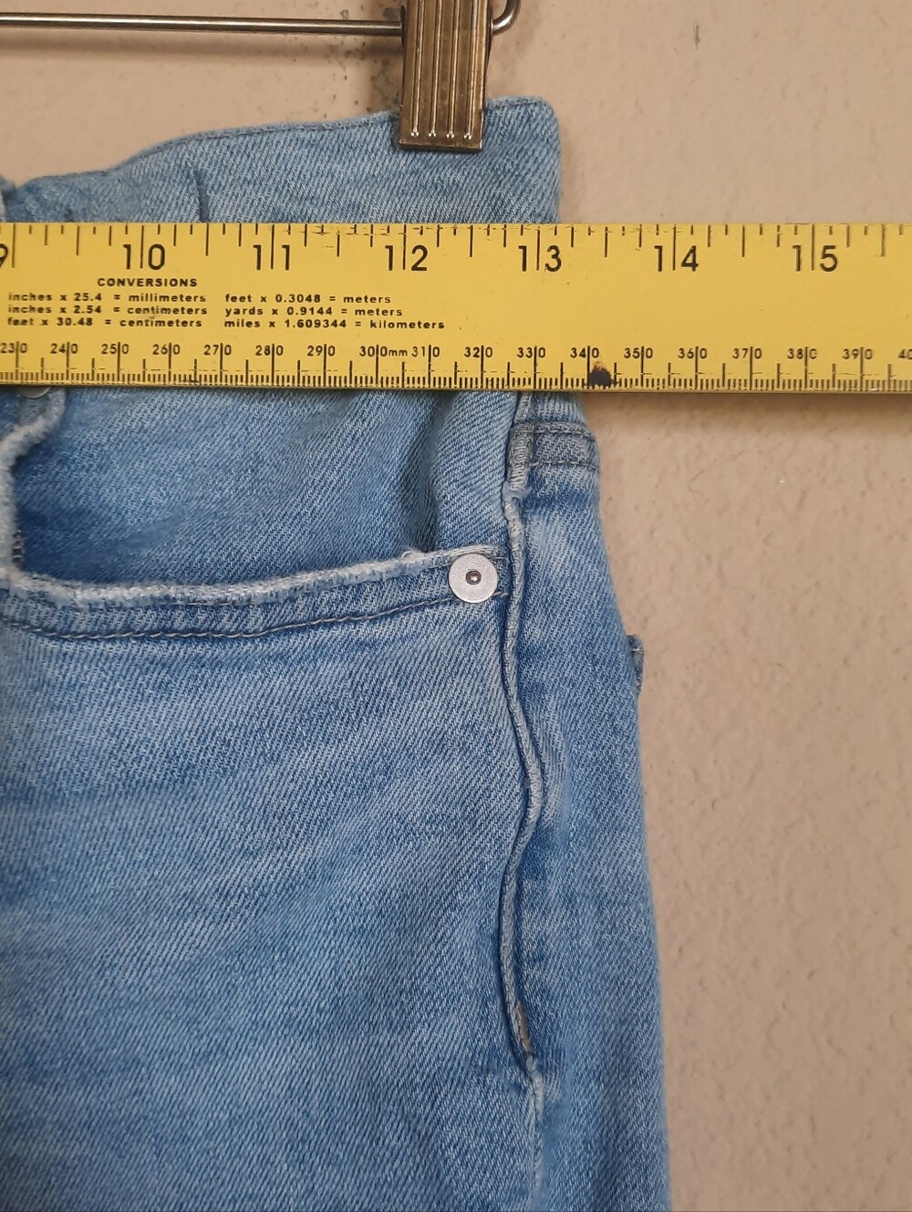 Madewell The Perfect Vintage Jeans Light Blue Women’s High-Rise Straight Jeans - Picture 6 of 9